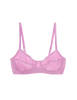 pink underwire bra